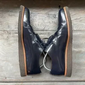 Common Projects | Shoes | Common Projects Derby Shine Navy  display picture 2